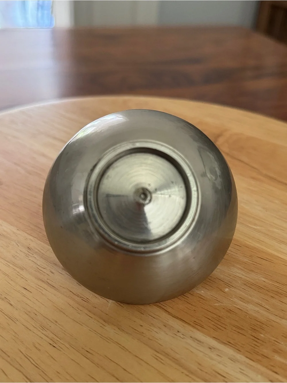 Vintage Eddie Bauer Pewter Reindeer Votive Candle Holder